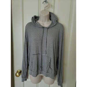 John Galt Brandy Melville Pullover Striped Soft Hoodie